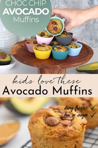 We all know avocados are absolutely loaded with lovely nutritious goodness well, this recipe lets you take that goodness and bake it into a muffin! My avocado muffins are low in sugar and have the added bonus of being dairy-free! Perfect kid snack and lunch box filler 🥑💚