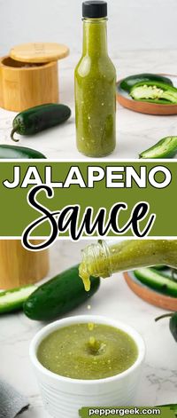 This is a basic recipe for a simple jalapeño hot sauce. The flavors of the peppers, as well as the garlic and onion, are brought together by roasting them on a cast iron pan. This recipe is not fermented, so it can be made quickly and served right away.