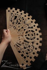 emporioefikz: Handmade Steampunk Fan by Zeitunschaerfe H/T Mélanie Hoppe More