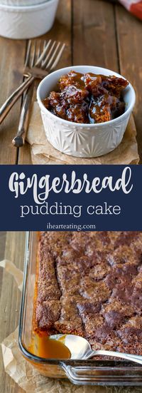 Gingerbread Pudding Cake