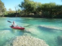 Devil's River in Del Rio, Texas is one of the best places to kayak in the state.