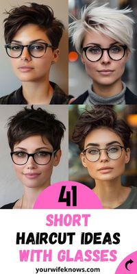 Ready to switch up your look? Check out these 41 short haircut ideas for women with glasses. From chic pixie cuts to stylish bobs, these haircuts are perfect for all face shapes, including round and oval. They're also suitable for women with grey hair or curly textures. These haircuts are not only fashionable but also easy to maintain, helping you look your best every day. Find the ideal short haircut that complements your glasses and enhances your style!