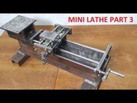 (12219) Budowa tokarki homemade mini lathe part 3 - YouTube