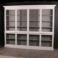 Custom Built Glazed Bookcase/Display Cupboard - Decorative Collective