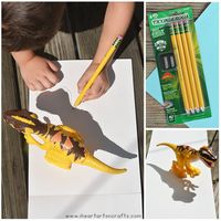 Encouraging a child to draw is a great way to boost their creativity, while exploring their imagination. Shadow Drawing is a such a fun activity to bring the drawing outdoors!