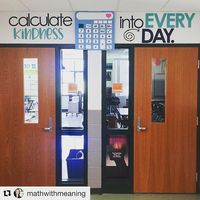 Today’s #mathcrushmonday goes to @mathwithmeaning because who wouldn’t LOVE this door decor?!? #Repost @mathwithmeaning ・・・ Today was my last day in town until school starts, so I had a lot to do! I didn’t get everything done, but I got enough done, not least of which was this decor design from @joeyudovich! It didn’t fit on my door, but I like the way it turned out! ♥️♥️♥️ #teachersfollowteachers #teacherspayteachers #iteachtoo #teacher #teacherfriends #instateacher #teacherso