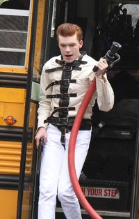 Cameron Monaghan on set of Gotham s2!!