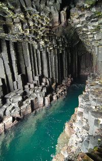 Fingal's Cave in Scotland