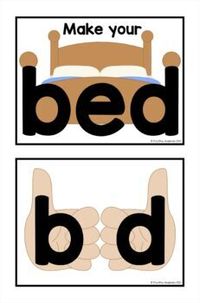 These posters are a great visual for students who often confuse or reverse their 'b's and 'd's, and it is helpful to post these above letters B and D of your classroom alphabet banner. *3 different skin tone options*For a 1-page, legal-size version of these posters, click here!For similar posters for 'p' and 'g', click here!Happy teaching! : )