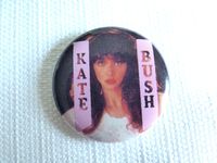 Vintage 80s - Kate Bush - Pin / Button / Badge by beatbopboom on Etsy