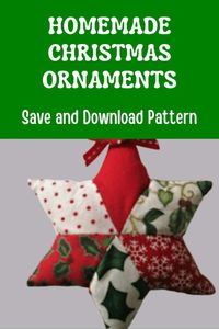 Homemade Christmas ornaments pattern