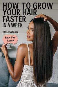 Need faster hair growth? 🥑💖 Discover essential tips to grow your hair faster in just one week, designed for Black women. 📌 Save this pin for must-know hair growth secrets! #NaturalHairGrowthTips #HairGrowthFaster #HelpHairGrow #QuickHairGrowth #HealthyNaturalHairGrowth 💇‍♀️👩🏾‍🦱