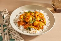 Shrimp in Tomato Curry Simmer Sauce