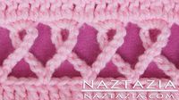 DIY Free Pattern and YouTube Video Tutorial Crochet Pink Breast Cancer Awareness Ribbon Scarf Prayer Shawl Wrap and Blanket and for Other Causes by Donna Wolfe from Naztazia