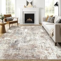 Amazon.com: 6x9 Area Rugs Washable Rug: Living Room Large Soft Abstract Modern Stain Resistant Indoor Floor Carpet Machine Washable Low Pile Accent Rug for Bedroom Dining Room Kitchen Nursery Office Home- Brown : Home & Kitchen