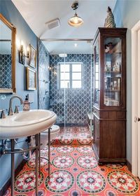 30 Inspiring Colorful Bathrooms — THE NORDROOM