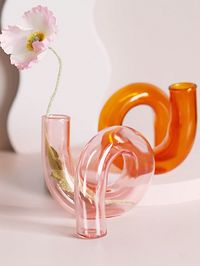 Pink  Collar  Glass   Embellished   Home Decor