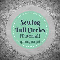 To piece the circles for the Rockabilly Baby quilt, I sewed full circles into the background fabric. Today, I thought I’d share with you how I put them together via a photo tutorial. The circ…