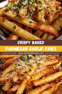 Love fries? Try this easy recipe for Crispy Baked Parmesan Garlic Fries! Packed with flavor, perfectly crispy, and ready to serve with your favorite dipping sauce.