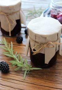 Blackberry Jam with Rosemary and Honey