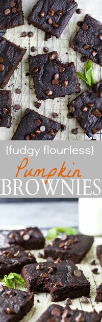 A moist and fudgy brownie with a hint of pumpkin flavor and melty chocolate chips on top? Yes, please! You'll be blown away by the decadence of these easy Gluten Free Pumpkin Brownies.