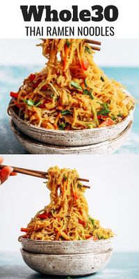 Best Asìan Garlìc Paleo Whole30 Noodles - MOM'S MENU