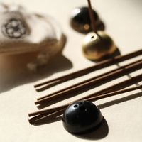 BLACK DOME Brass Incense Stick Holder – Ume