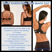 Exercise for Back Fat