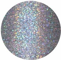 100% Educated Silver Holographic Cosmetic Glitter GlitterLambs.com Silver Holographic Makeup Glitter. Body Glitter. Face Glitter.