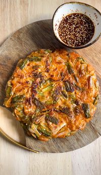 Korean Vegetable Pancakes (Yachaejeon)