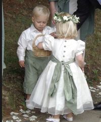 Vintage Flower Girl Dresses with Sage Green · dressydances · Online Store Powered by Storenvy