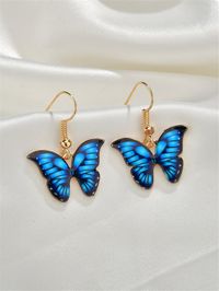 Blue Glamorous   Zinc Alloy  Dangle Embellished   Jewelry