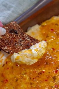 Indulge in a delightful blend of sweet and savory with this easy baked Pepper Jelly Cheese Dip. This appetizer recipe offers a perfect balance of creamy cheese and zesty pepper jelly, creating a flavorful twist that's sure to elevate your snacking experience.