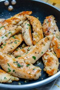 Honey Garlic Butter Chicken Tenders for Clean Eating Meal Prep! | Clean Food Crush