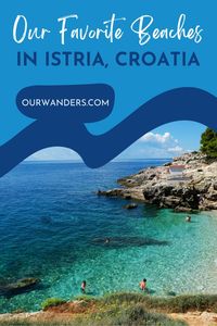 Istria has stunning beaches! Many of them are Blue Flag beaches (with excellent water quality!), most of them are rocky beaches, some concrete, some pebbly, and you can even find sandy beaches. Let us show you the best Istria beaches - click to read our blog!