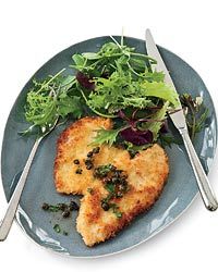 Panko-Coated Chicken Schnitzel // More Excellent Chicken Recipes: http://fandw.me/kgU #foodandwine