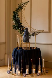 Navy and gold Wedding theme