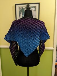 Dragon Scale Shawl Pattern - Etsy