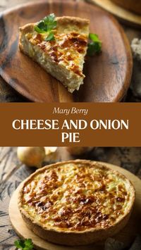 Easy, delicious, and taking around 90 minutes to prepare, this Mary Berry Cheese and Onion Pie is prepared using butter, onions, potatoes, milk, and cheddar cheese. This savory Cheese and Onion Pie recipe, perfect for dinner, can serve up to 6 people.