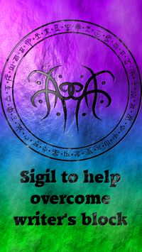 Sigil to help overcome writer’s block Requested by @hardheartedteddybear