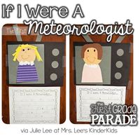 If I were a meterologist... weather writing prompt and craftivity