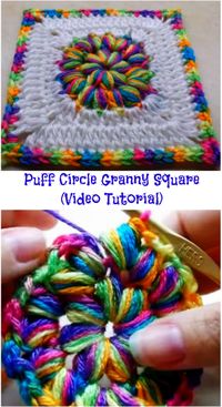 How To Crochet a Skull Granny Square