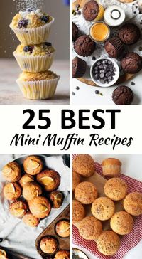 Mini muffin recipes pin.