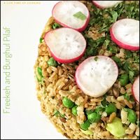 Freekeh and Burghul Pilaf