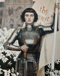 JOAN of ARC Jeanne D'arc Pre-raphaelite Unframed Wall Art - Etsy