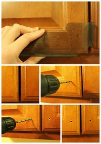 The Junk House: Installing Kitchen Cabinet Hardware