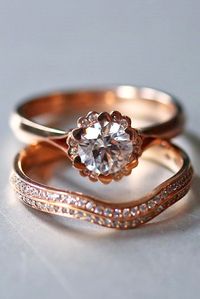 Outstanding Floral Engagement Rings ❤ See more: http://www.weddingforward.com/floral-engagement-rings/ #weddingforward #bride #bridal #wedding