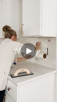 Amanda Vernaci | Come Stay Awhile on Instagram: "Have you ever wanted to DIY your own backsplash tile? Follow along with me in stories @comestayawhile because this is a series you won’t want to miss. I’m going to bring you through the whole process so that when I’m done you’re ready to tackle your first tiling job! 💪🏼   First step… prep! Drop all your tiling questions below and I’ll be sure to cover them!  #backsplash #backsplashtile #musselbound #homediy"