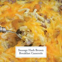 Sausage Hash Brown Breakfast Casserole Breakfast Casserole Recipes - Sausage Hash Brown Breakfast Casserole is one of the best breakfast casserole recipes for a special brunch or breakfast. Easy, cheesy and delicious! #sausagehashbrownbreakfastcasserole #breakfast