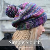 Free Pattern - the Simple Slouch